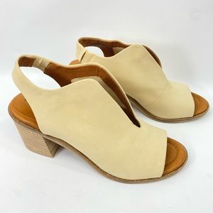 Lucky Brand Women's Rhazy Backstrap High Heel Sandal Heeled